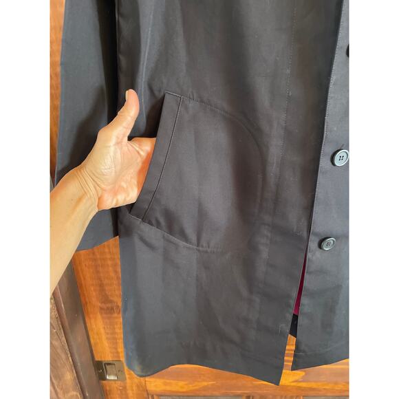 Liz Claiborne water, repellent trenchcoat size small - Picture 3 of 9